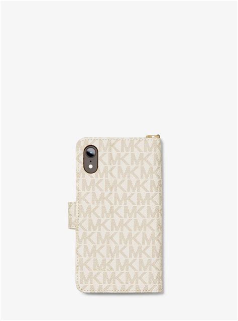 will michael kors wristlet fit iphone xr|Michael Kors Jet Set Large Flat Multi Function Phone Case.